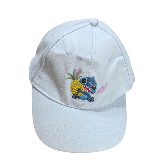 Disney Stitch Blue Baseball Cap With Pineapple Embroidery Adjustable Strap Adult - Picture 1 of 4